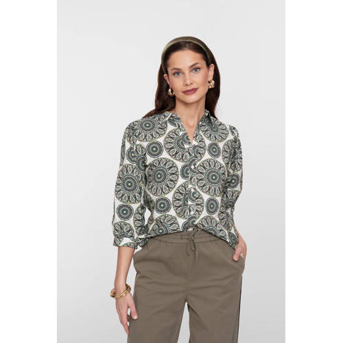 Geisha blouse groen afbeelding