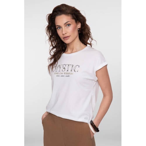 Geisha T-shirt wit afbeelding