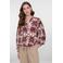 Geisha blouse donkerrood