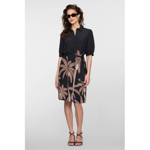 Geisha blousejurk zwart afbeelding