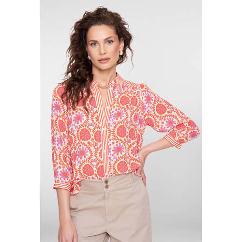 Geisha blouse oranje afbeelding