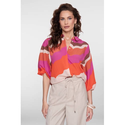 Geisha blouse roze afbeelding