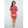 Geisha blousejurk oranje