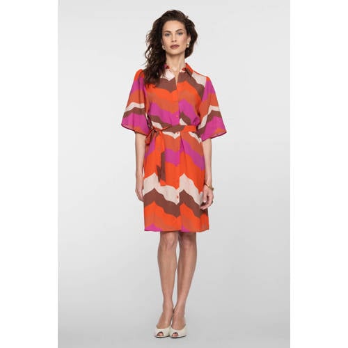 Geisha blousejurk oranje afbeelding