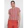 Geisha top oranje gebreid
