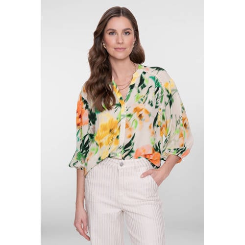Geisha gebloemde blouse multi afbeelding