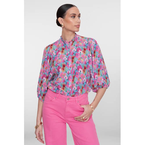 Geisha gebloemde blouse multi afbeelding