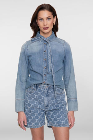 blouse medium blue denim