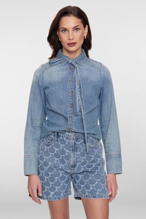 blouse medium blue denim