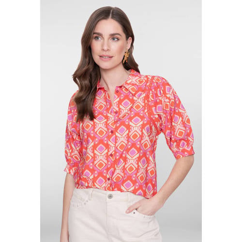 Geisha blouse roze afbeelding