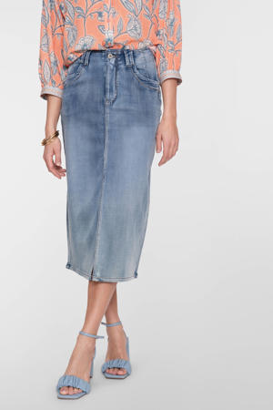 denim spijkerrok medium blue denim