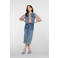 Geisha denim spijkerrok medium blue denim