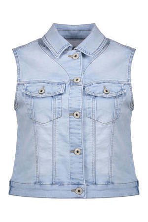denim gilet dark blue denim