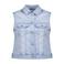 Geisha denim gilet dark blue denim