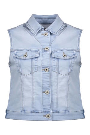 denim gilet dark blue denim