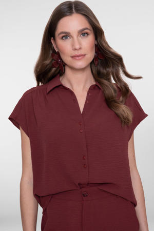 blouse roodbruin