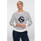 Geisha gestreepte sweater marineblauw