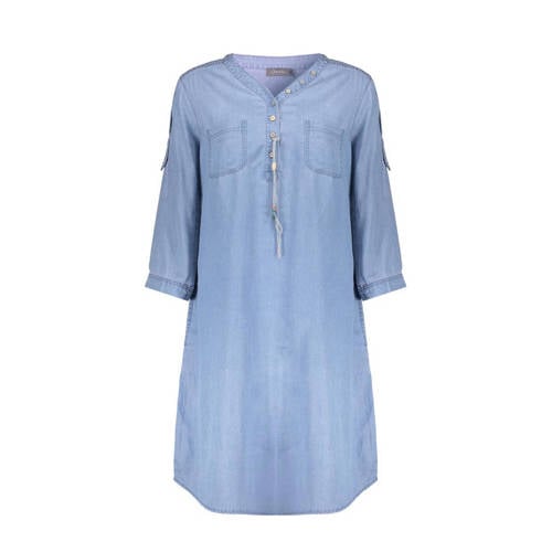 Geisha blousejurk blauw afbeelding