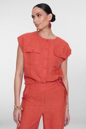 blouse koraalrood