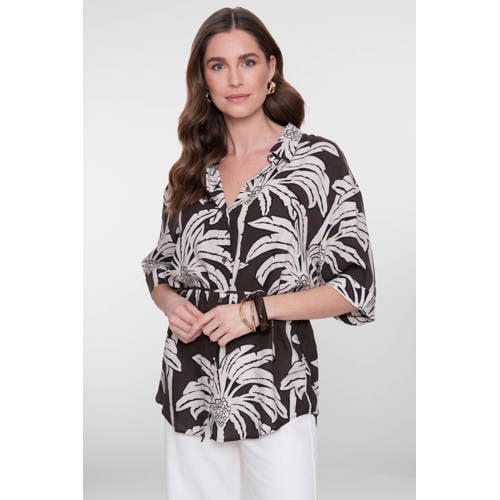 Geisha blouse bruin afbeelding