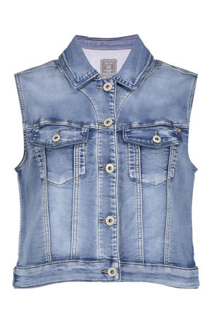denim gilet medium blue denim