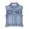 Geisha denim gilet medium blue denim