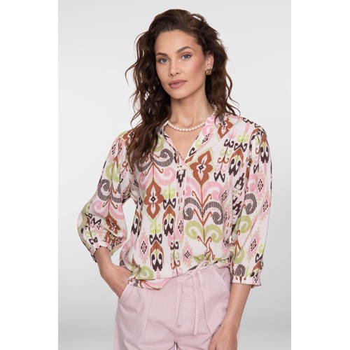 Geisha blousetop lichtroze afbeelding