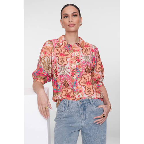 Geisha blouse roze afbeelding