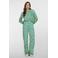 Geisha gestreepte blouse groen