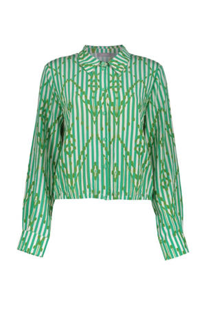 gestreepte blouse groen