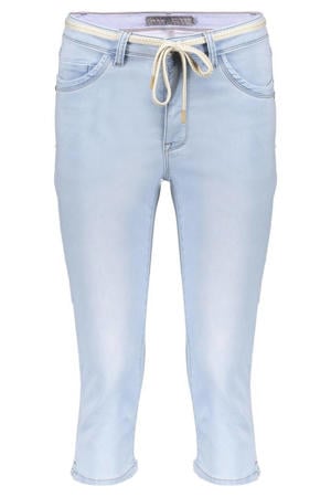 skinny regular waist broek light blue denim