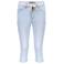 Geisha skinny regular waist broek light blue denim
