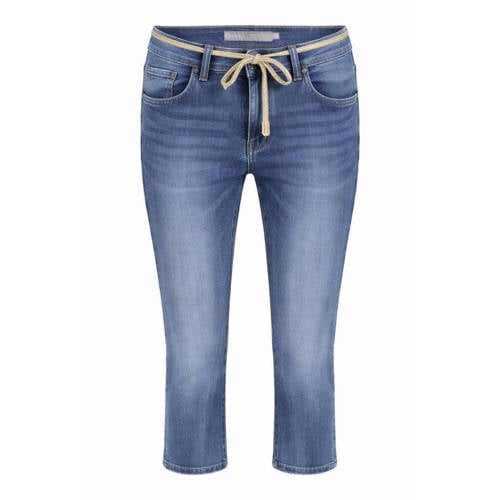Geisha denim capri – Medium blue denim