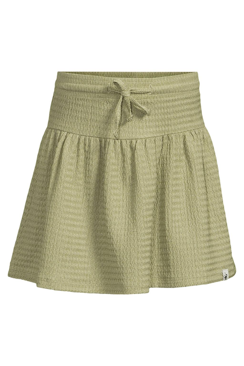 Groene meisjes Me & My Monkey A-lijn rok gemaakt van polyester en met elastische tailleband
