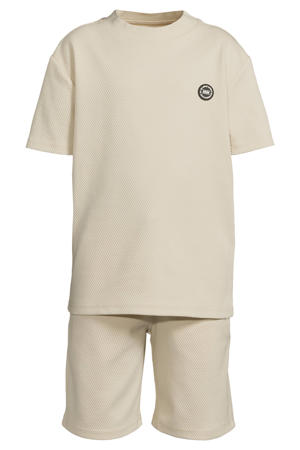 2023-Nieuwe Broek Top Sets Vrouwen Korte Mouwen Zomer Kraag Afdrukken