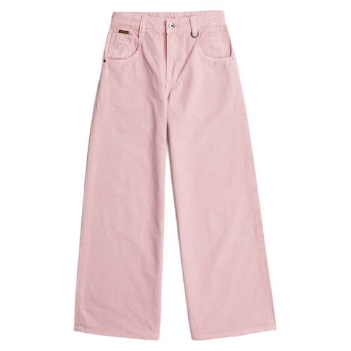 G-STAR high waist loose fit jeans baggy jeans roze afbeelding