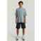 G-STAR T-shirt met backprint lichtblauw
