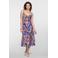 Geisha zomerjurk blauw