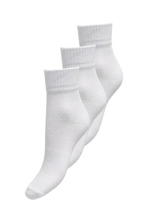 sokken ONLTINE - wit (set van 3)