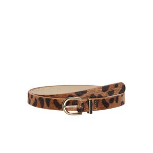 riem ONLFELICITY met panterprint bruin