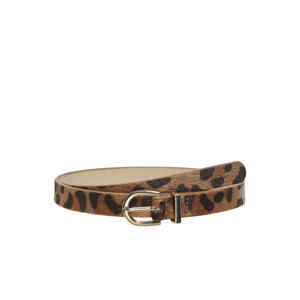 riem ONLFELICITY met panterprint bruin