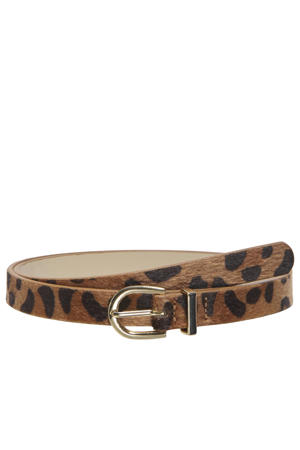 riem ONLFELICITY met panterprint bruin