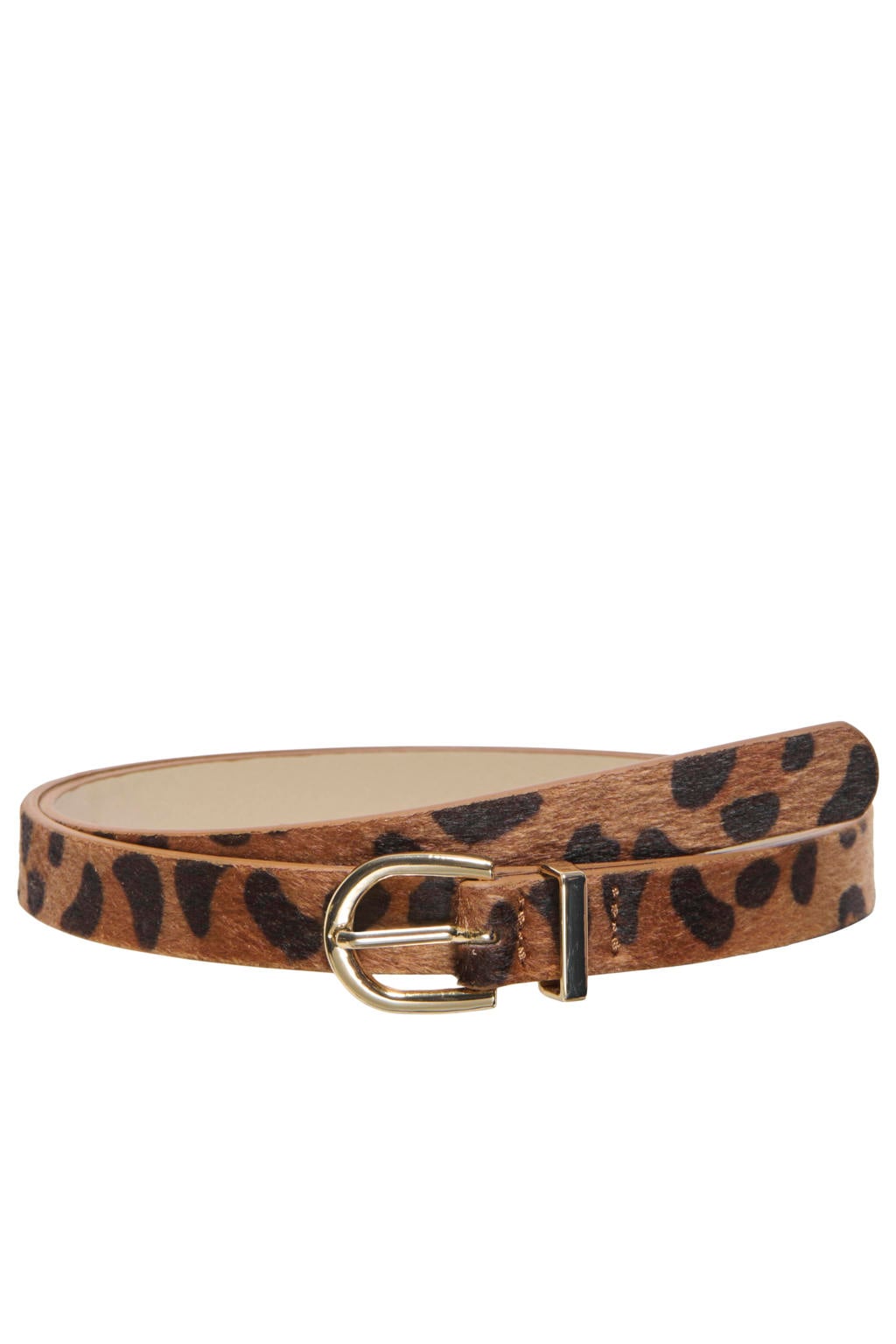 ONLY riem ONLFELICITY met panterprint bruin