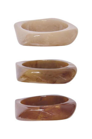 armband ONLINGRID - bruin/beige (set van 3)