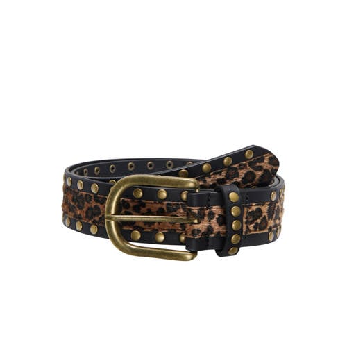 ONLY riem ONLBABETTE met panterprint bruin afbeelding