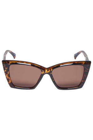 zonnebril ONLSUMMER met tortoise print bruin