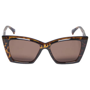 zonnebril ONLSUMMER met tortoise print bruin