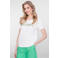 Geisha T-shirt met pailletten wit