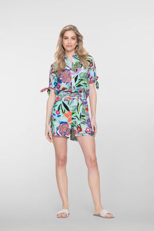 gestreepte blouse blauw