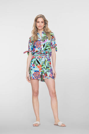 gestreepte blouse blauw